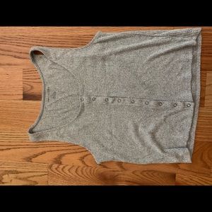 American eagle ribbed super soft tank